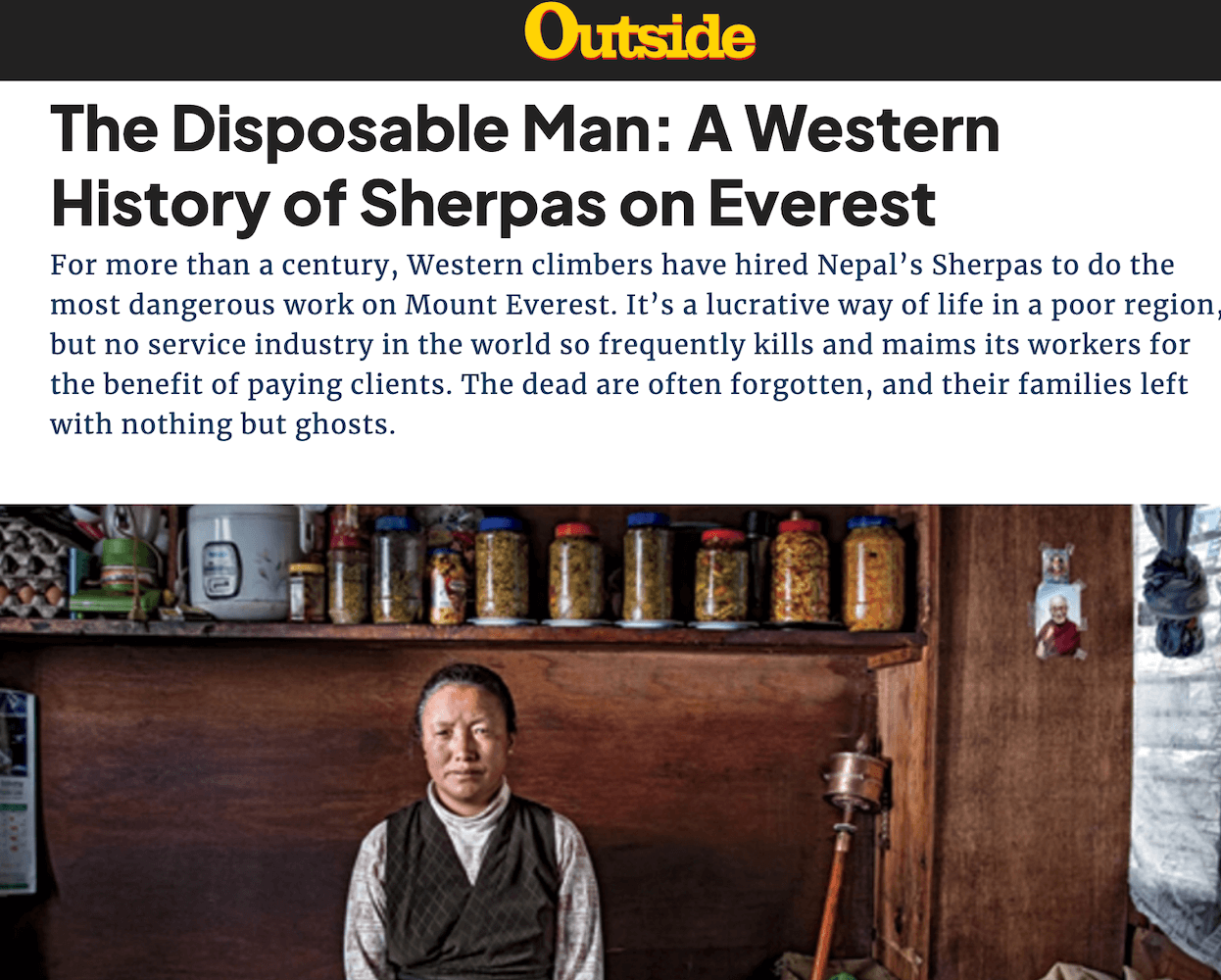 The Disposable Man: A Western History of Sherpas on Everest (2013)